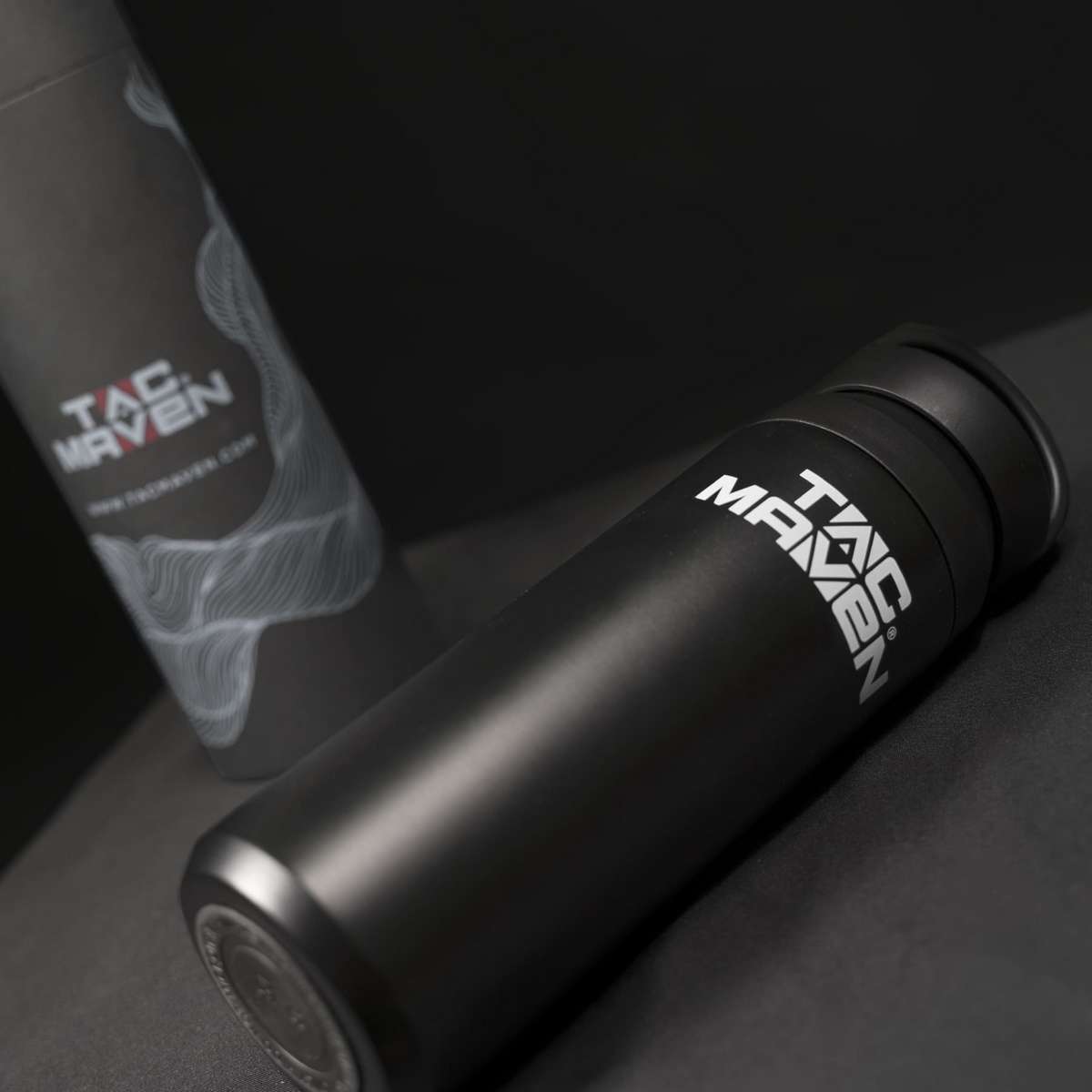 Tac Maven Thermal Bottle 500ml Black-θερμός Νερού 500ml Μαύρο D19022-01